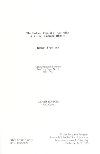 The Federal Capital of Australia