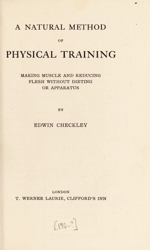 A Natural Method of Physical Training