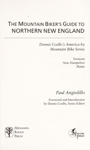 The Mountain Biker's Guide to Northern New England