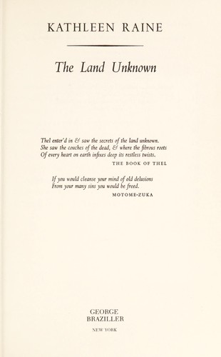 The land unknown