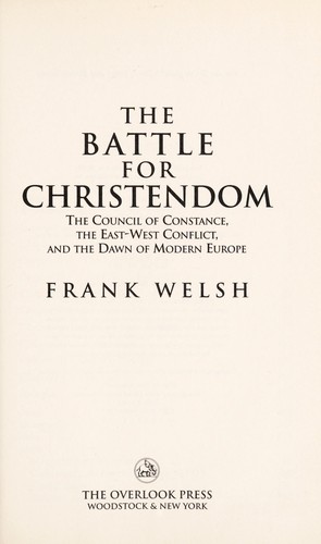 The battle for Christendom