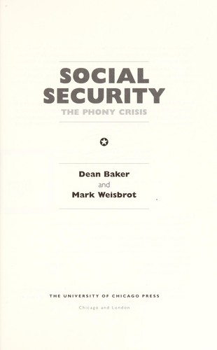 Social Security: The Phony Crisis