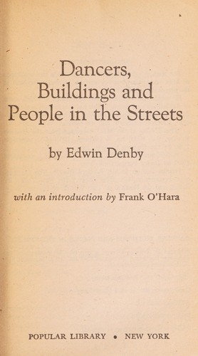 Dancers, Buildings and People in the Streets