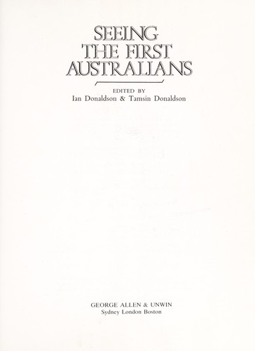 Seeing the first Australians