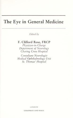 The Eye in general medicine