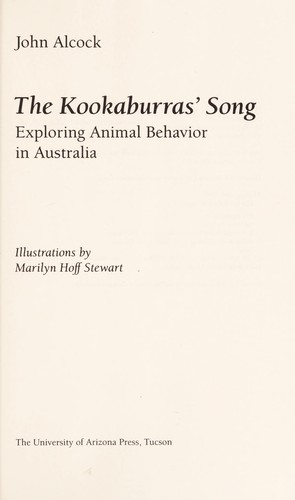 The kookaburras' song