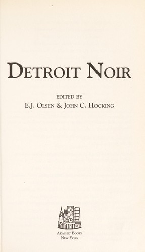 Detroit Noir