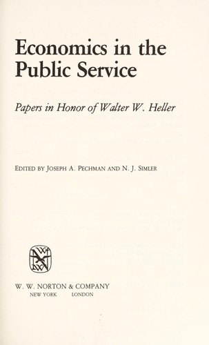 Economics in the Public Service