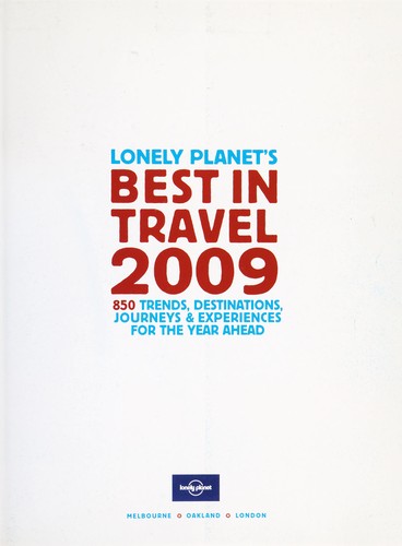 Lonely Planet's Best in Travel 2009