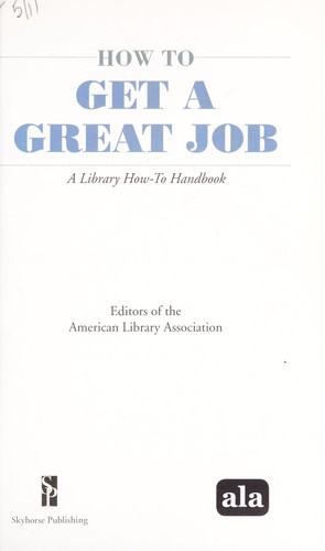 How to get a great job