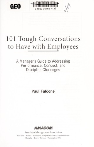 101 tough conversations to have with employees