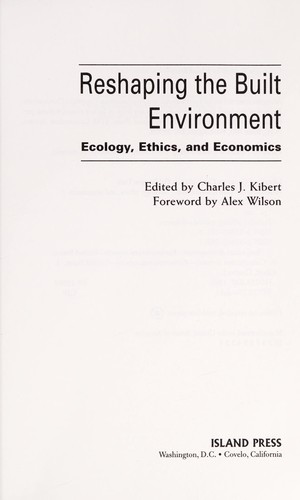 Reshaping the built environment