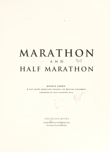 Marathon and Half Marathon