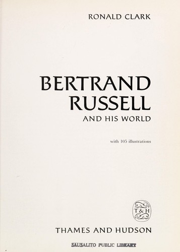 Bertrand Russell and his world