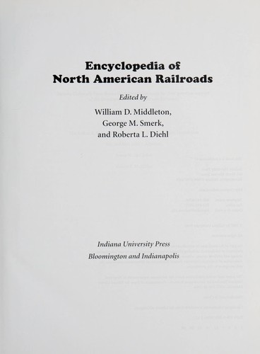 Encyclopedia of North American Railroads