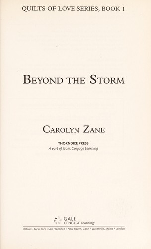 Beyond the Storm
