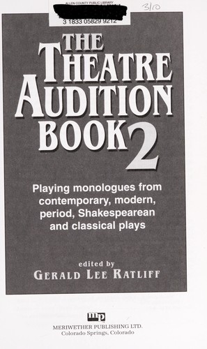 The Theatre Audition Book 2