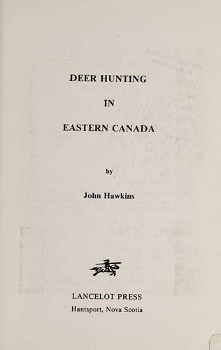 Deer Hunting in Eastern Canada
