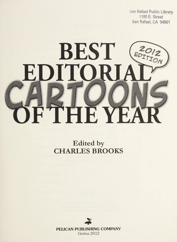 Best Editorial Cartoons of the Year 2012