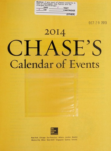 Chase's Calendar of Events 2014