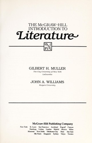 The McGraw-Hill introduction to literature
