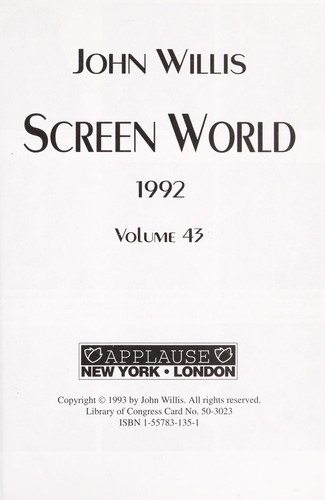 Screen World 1992