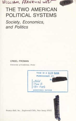 The Two American Political Systems
