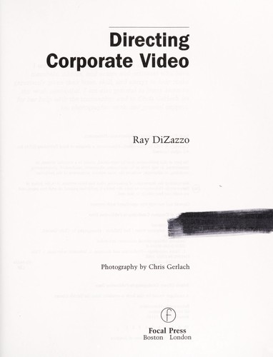 Directing corporate video
