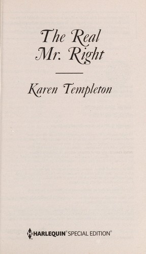 The Real Mr. Right