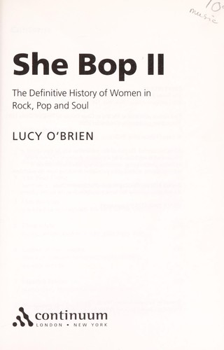 She Bop II: The Definitive History of Women in Rock, Pop and Soul