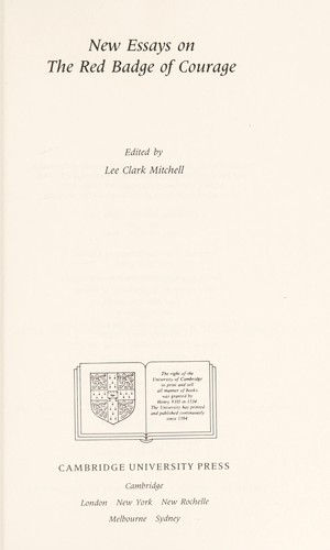New essays on The red badge of courage