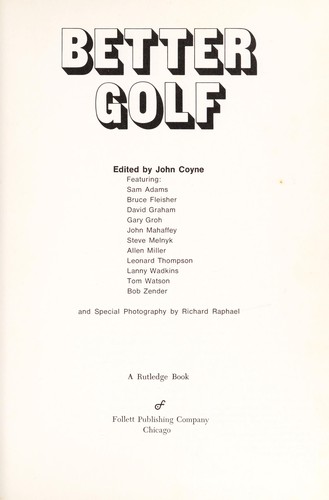 Better golf