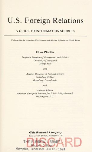 U.S. foreign relations