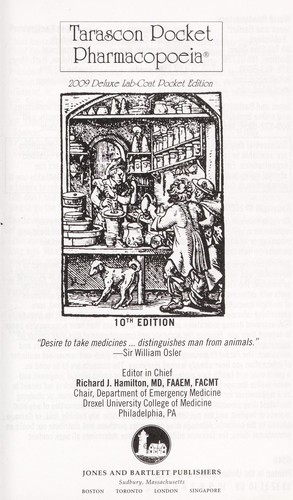 Tarascon Pocket Pharmacopoeia