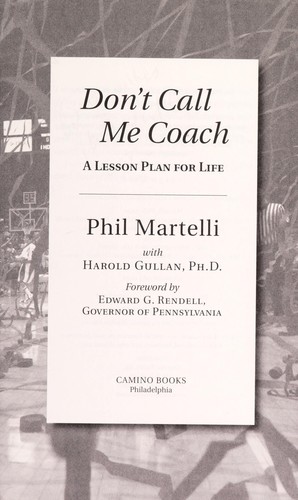Don't Call Me Coach