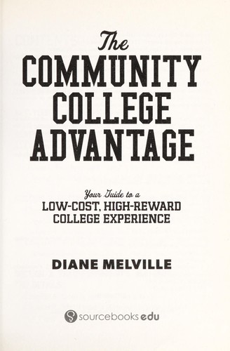 The Community College Advantage