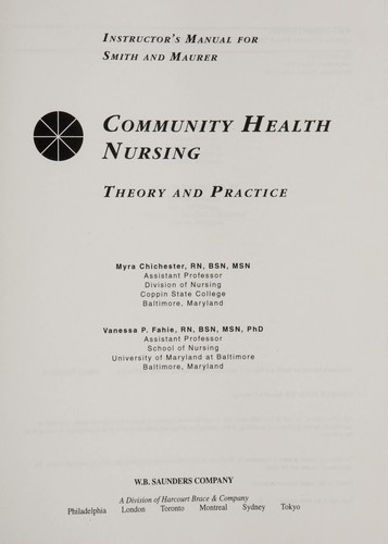 Instructor's Manual for Smith and Maurer Community Health Nursing