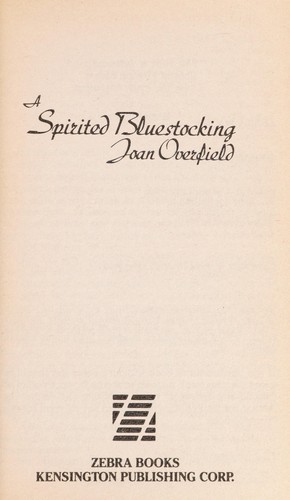 A Spirited Bluestocking
