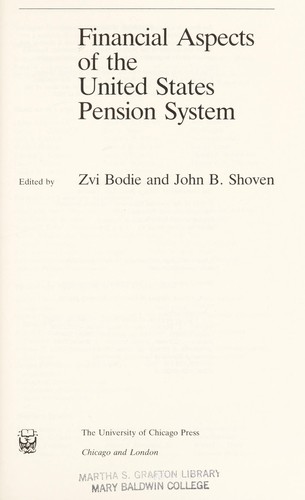 Financial aspects of the United States pension system