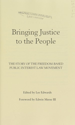 Bringing justice to the people