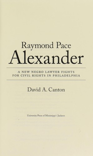 Raymond Pace Alexander