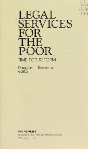 Legal services for the poor