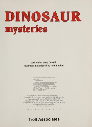 Dinosaur Mysteries