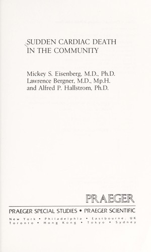 Sudden cardiac death in the community