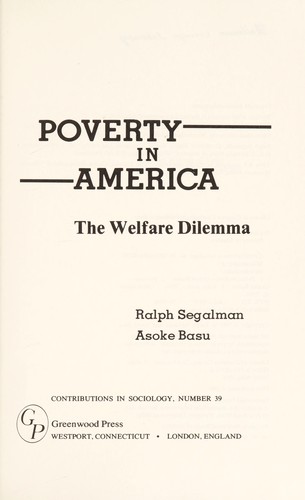 Poverty in America