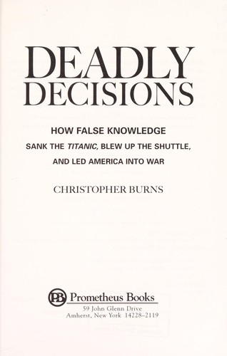 Deadly decisions