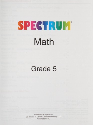 Spectrum Math