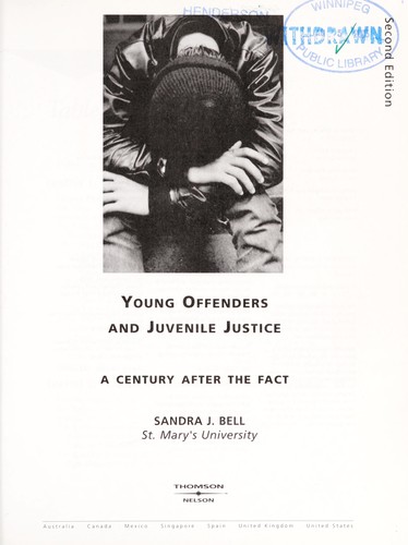 Young Offenders and Juvenile Justice
