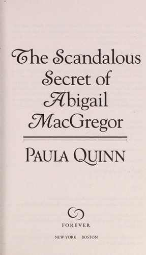 The scandalous secret of Abigail MacGregor