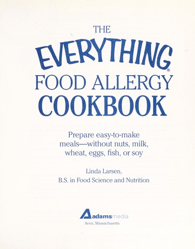 The everything food allergy cookbook